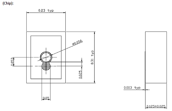 InGaAs Avalanche Photodiode (APD) 2.5 Gbps(Chip or Chip-on-Carrier)